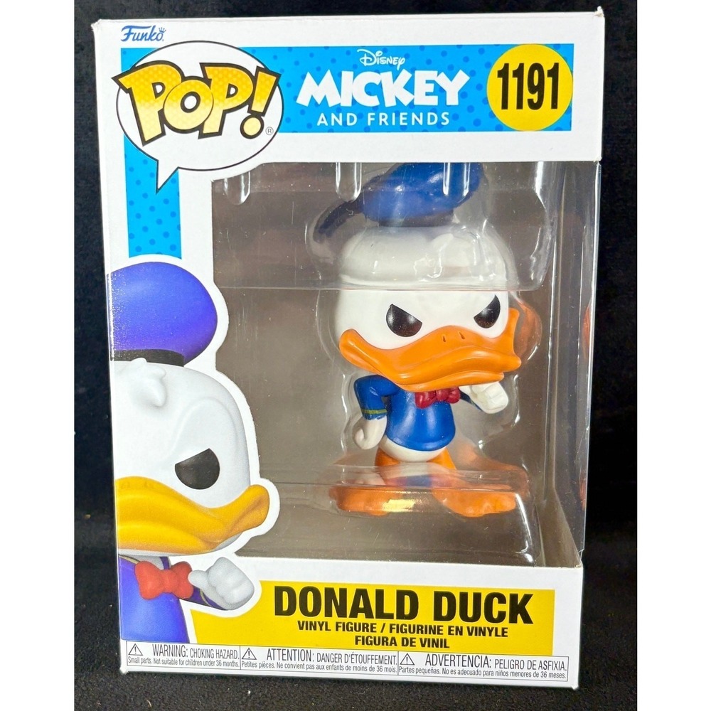 Funko Pop! Disney Mickey and Friends #1191 DONALD DUCK with Box Excellent